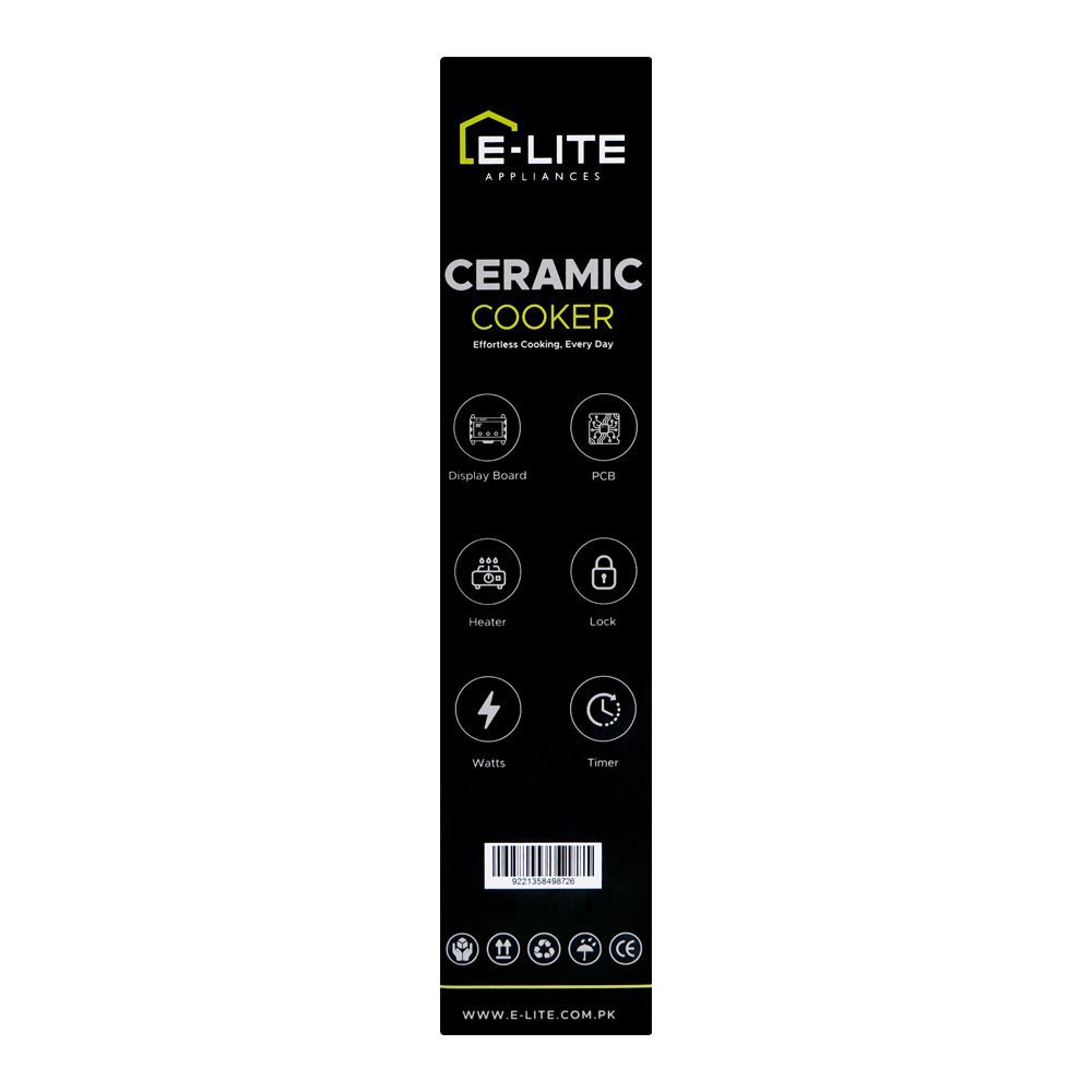 E-Lite Ceramic Cooker Hot Plate, 2000W, 220-240V, ECC-006 - Image 5