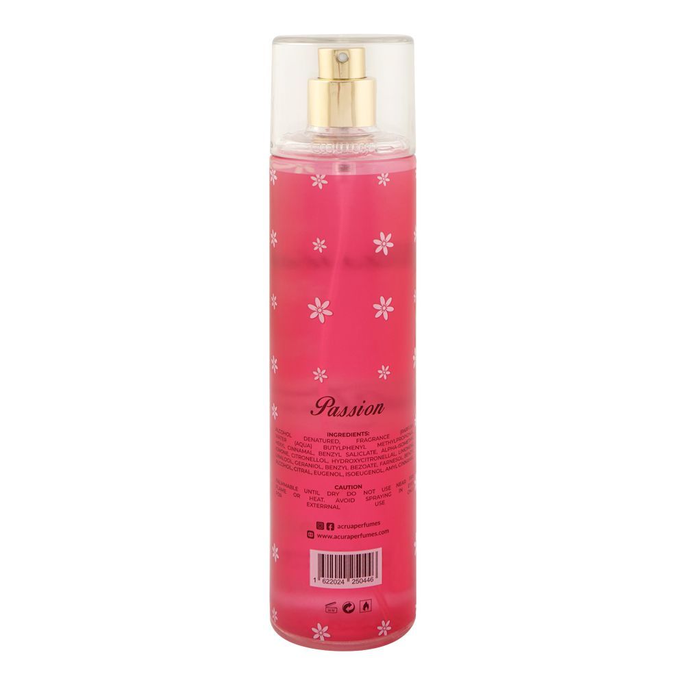 Passion Bliss Pour Femme Body Mist, For Women, 250ml - Image 2