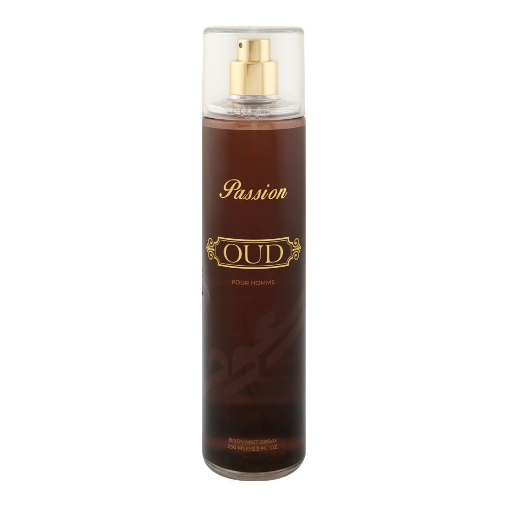 Passion Oud Pour Homme Body Mist, For Men, 250ml - Main Image