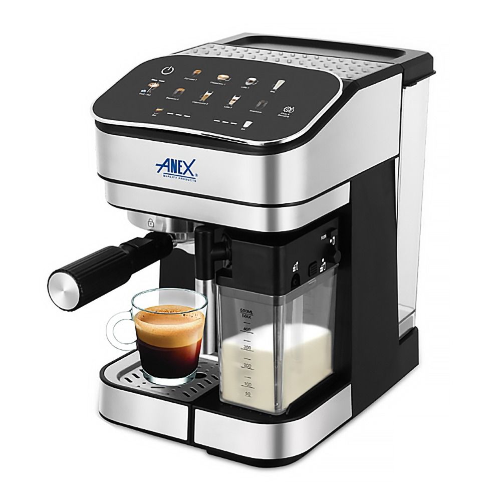 Anex Deluxe Coffee Maker, 850W, 220-240V, 1.8 Liter, Black, AG-830 - Main Image