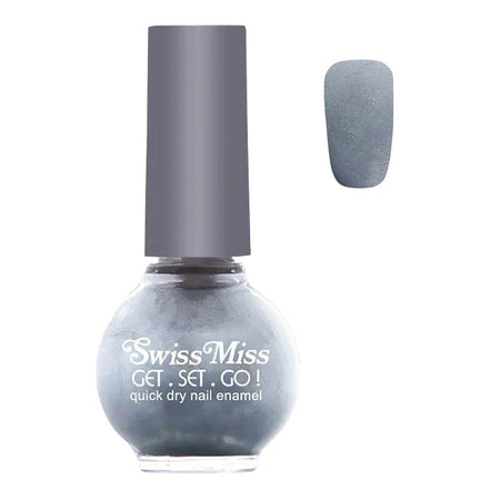 Swiss Miss Get Set Go! Quick Dry Nail Enamel, 802 Lilac Grey - Main Image