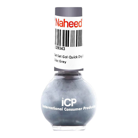 Swiss Miss Get Set Go! Quick Dry Nail Enamel, 802 Lilac Grey - Image 2
