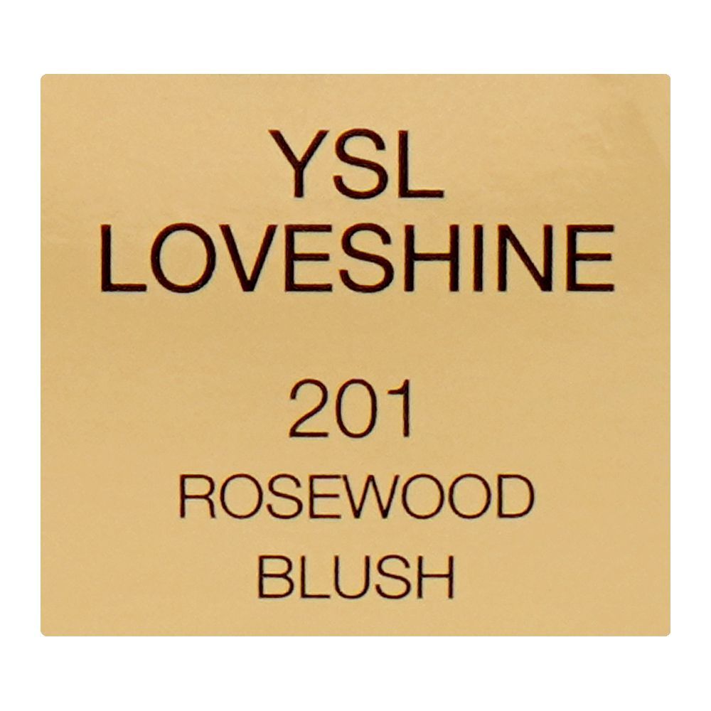 Yves Saint Laurent Love Shine High-Shine Caring Lipstick, 201 Rosewood Blush, 3.2g - Image 6