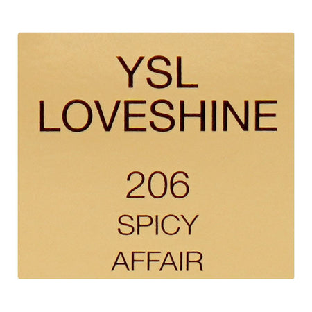 Yves Saint Laurent Love Shine High-Shine Caring Lipstick, 206 Spicy Affair, 3.2g - Image 6