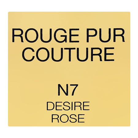 Yves Saint Laurent Rouge Pur Couture Satin Colour Lipstick, N7 Desire Rose, 3.8g - Image 6