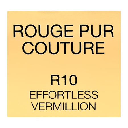 Yves Saint Laurent Rouge Pur Couture Satin Colour Lipstick, R10 Effortless Vermillion, 3.8g - Image 6