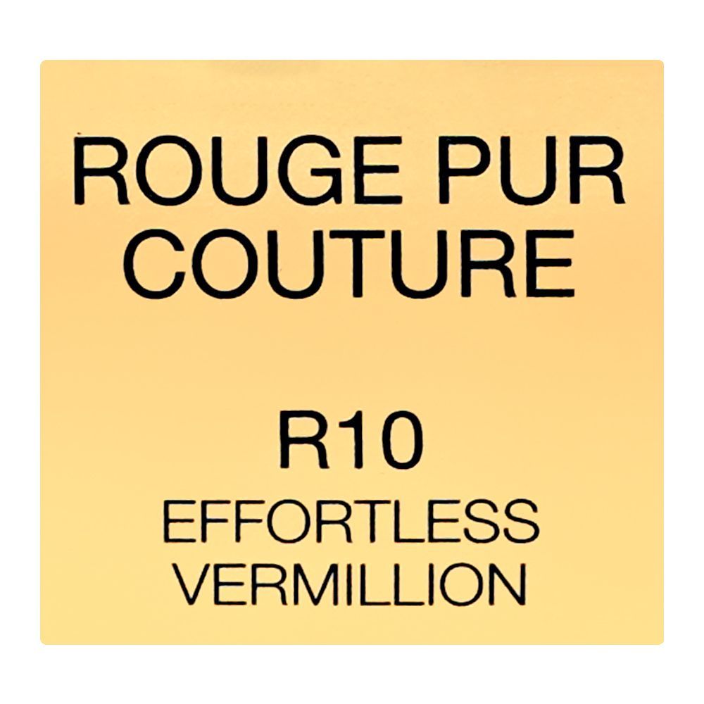 Yves Saint Laurent Rouge Pur Couture Satin Colour Lipstick, R10 Effortless Vermillion, 3.8g - Image 6