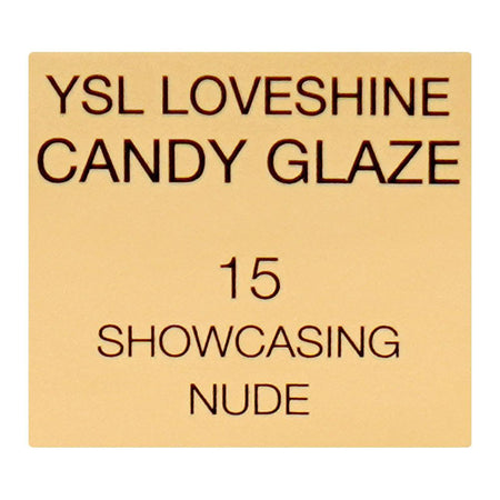 Yves Saint Laurent Love Shine Candy Glaze Glossy Shine Lip Gloss Stick, 15 Showcasing Nude, 3.2g - Image 6