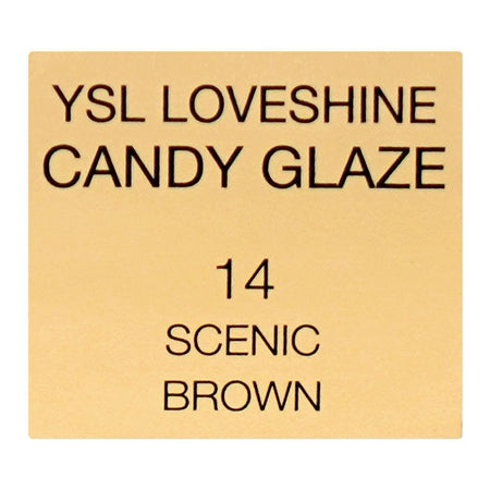 Yves Saint Laurent Love Shine Candy Glaze Glossy Shine Lip Gloss Stick, 14 Scenic Brown, 3.2g - Image 6