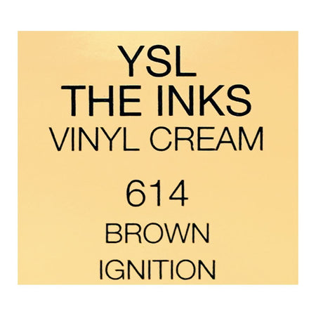 Yves Saint Laurent The Inks Vinyl Cream High Shine Lip Stain, 614 Brown Ignition, 5.5ml - Image 6
