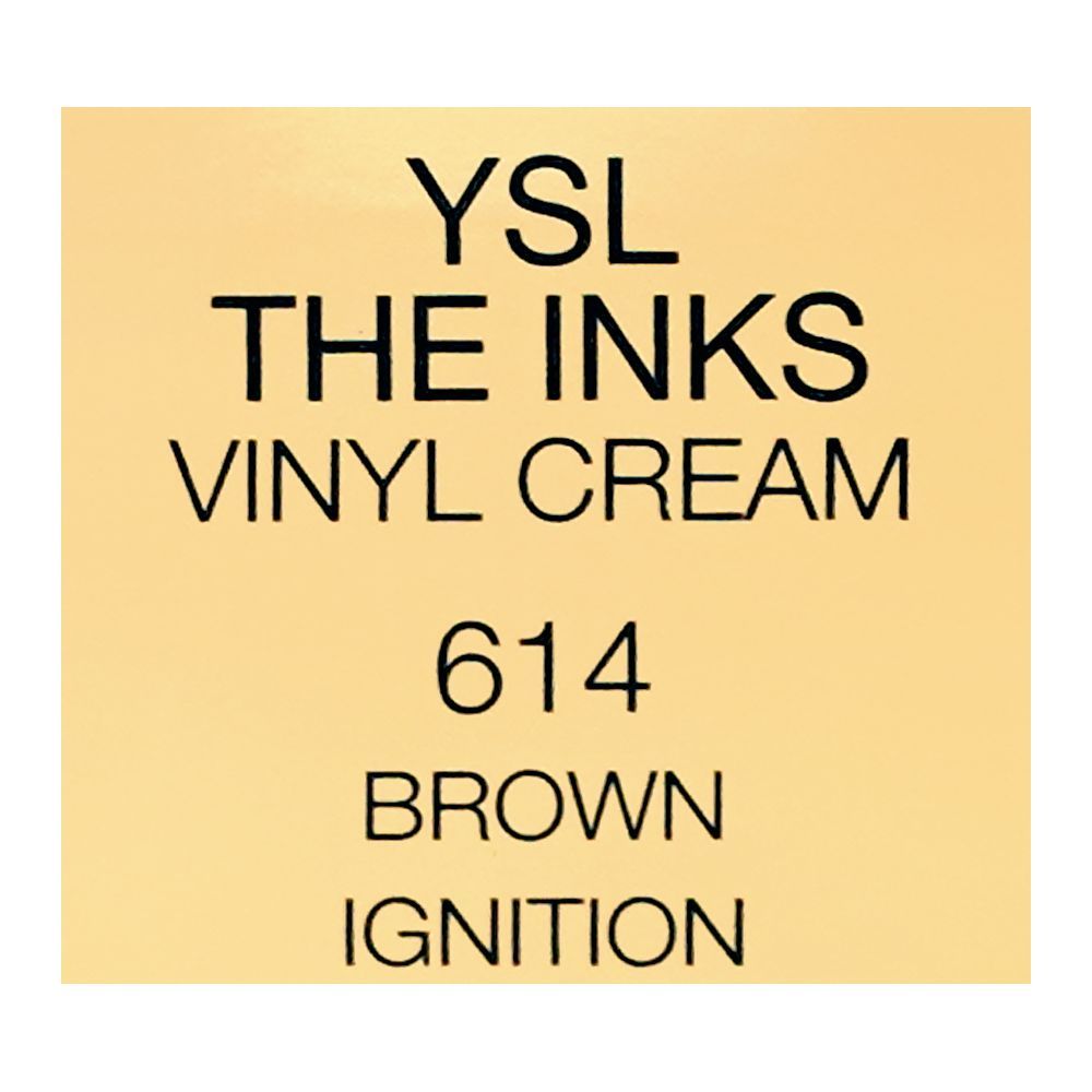 Yves Saint Laurent The Inks Vinyl Cream High Shine Lip Stain, 614 Brown Ignition, 5.5ml - Image 6