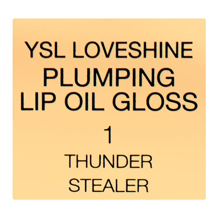 Yves Saint Laurent Love Shine Plumping Lip Oil Gloss, 1 Thunder Stealer, 6ml - Image 6