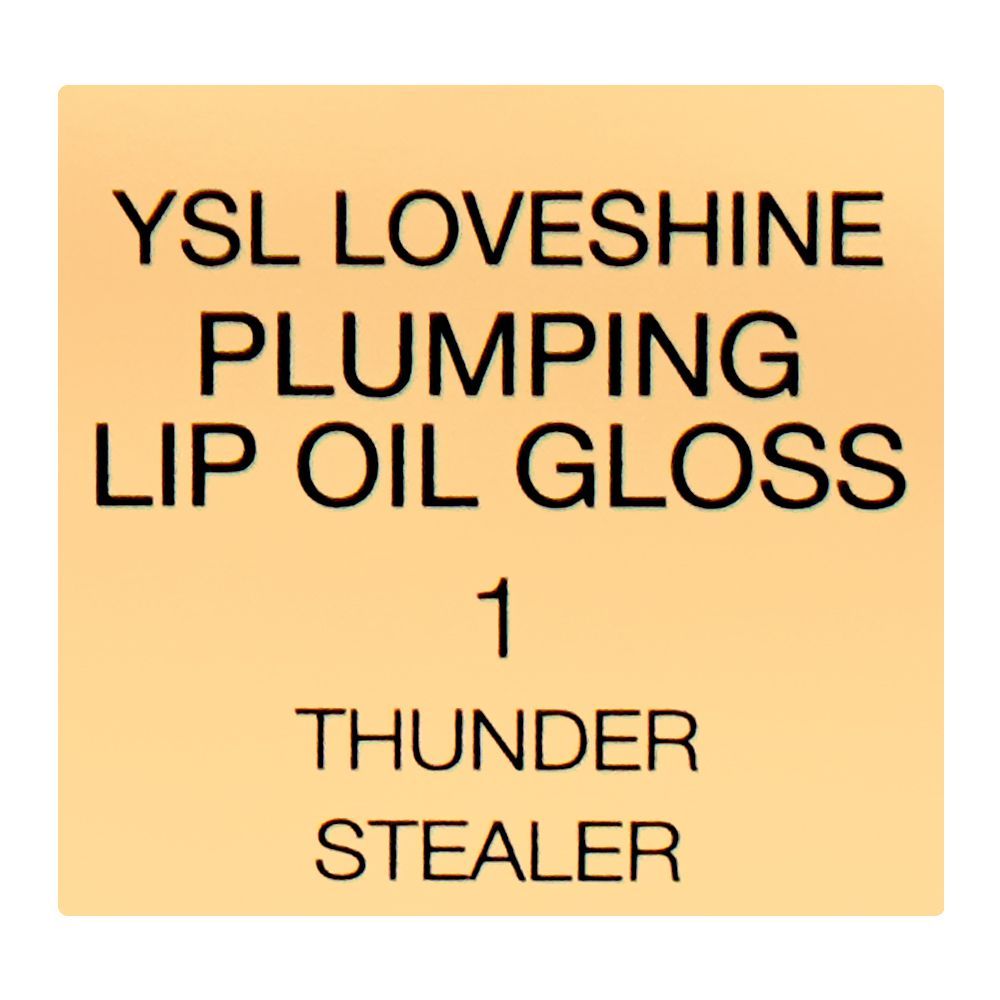 Yves Saint Laurent Love Shine Plumping Lip Oil Gloss, 1 Thunder Stealer, 6ml - Image 6