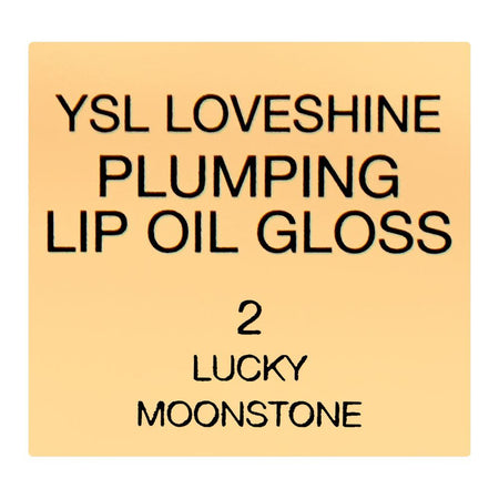 Yves Saint Laurent Love Shine Plumping Lip Oil Gloss, 2 Lucky Moonstone, 6ml - Image 6
