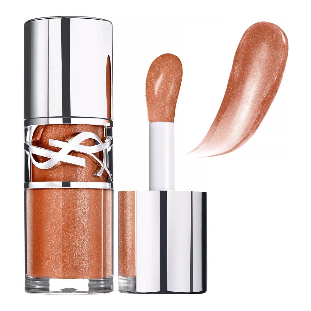 Yves Saint Laurent Love Shine Plumping Lip Oil Gloss, 5 California Sunshine, 6ml - Main Image