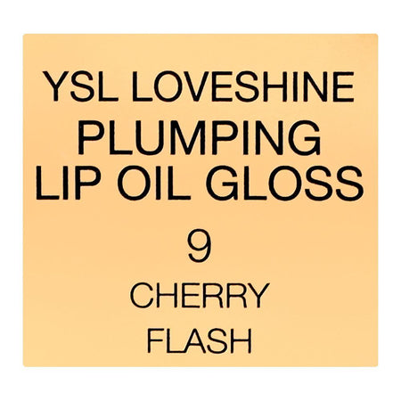 Yves Saint Laurent Love Shine Plumping Lip Oil Gloss, 9 Cherry Flash, 6ml - Image 6