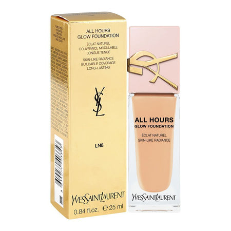 Yves Saint Laurent All Hours Glow Skin-Like Radiance Buildable Coverage Foundation, LN8, 25ml - Image 2