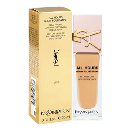 Yves Saint Laurent All Hours Glow Skin-Like Radiance Buildable Coverage Foundation, LW8, 25ml - Image 2