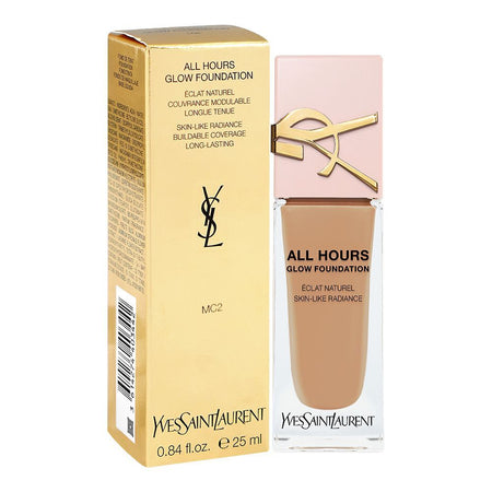 Yves Saint Laurent All Hours Glow Skin-Like Radiance Buildable Coverage Foundation, MC2, 25ml - Image 2