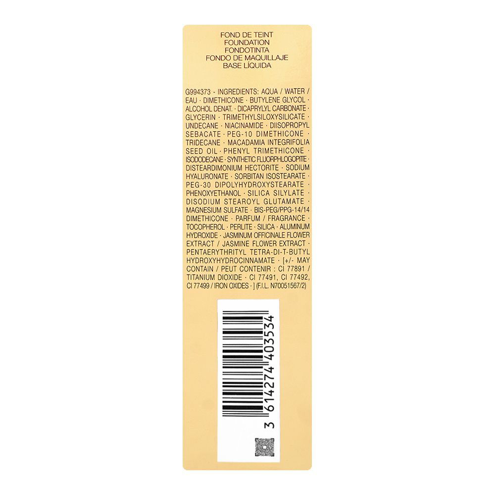 Yves Saint Laurent All Hours Glow Skin-Like Radiance Buildable Coverage Foundation, MN6, 25ml - Image 5
