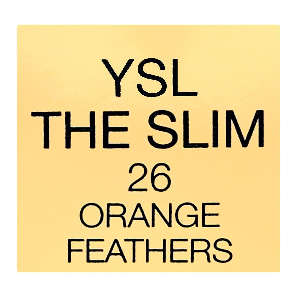 Yves Saint Laurent The Slim Couture Matte Lipstick, 26 Orange Feathers, 2.2g - Image 6
