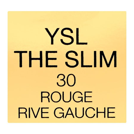 Yves Saint Laurent The Slim Couture Matte Lipstick, 30 Rouge Rive Guache, 2.2g - Image 6
