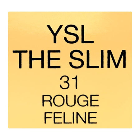 Yves Saint Laurent The Slim Couture Matte Lipstick, 31 Rouge Feline, 2.2g - Image 6