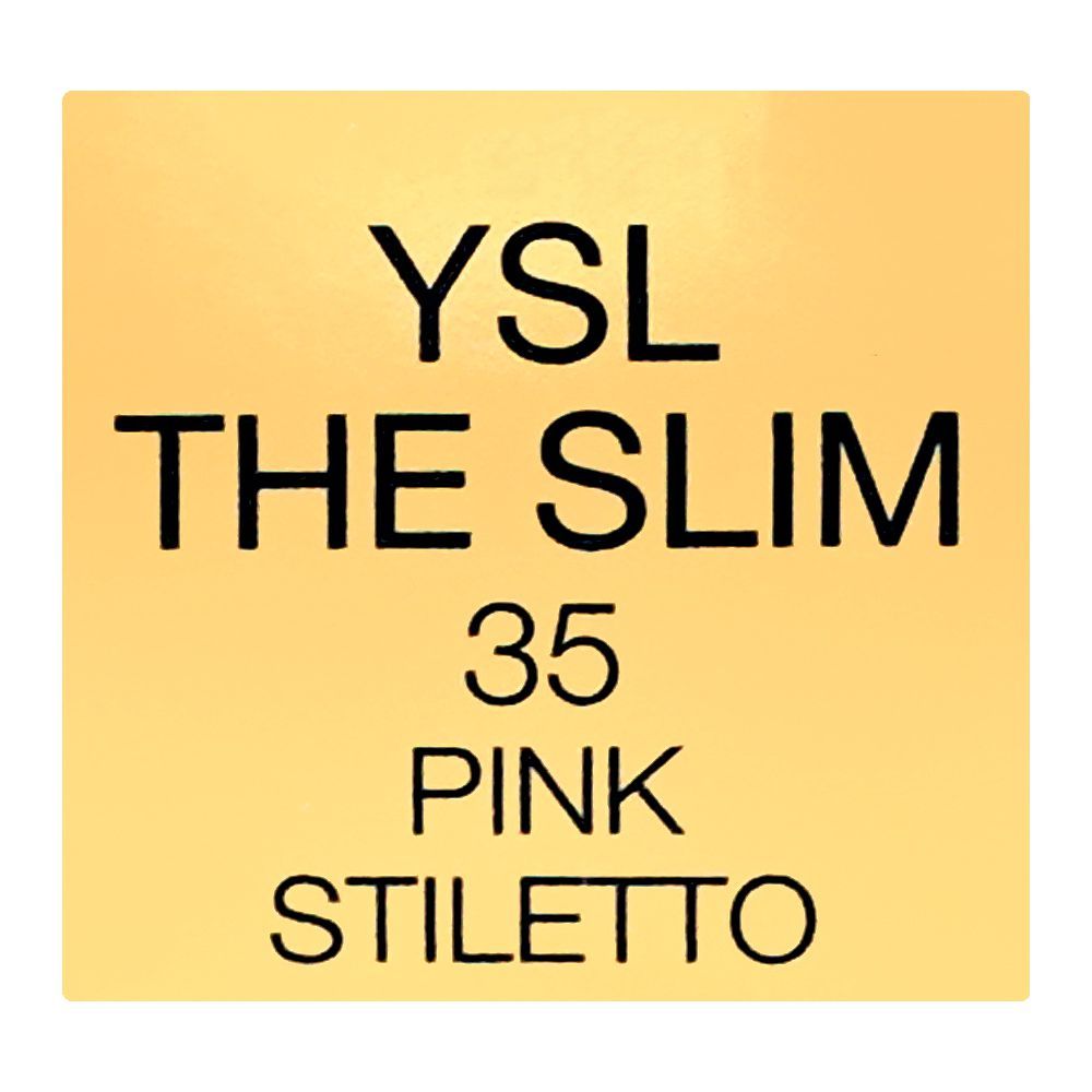 Yves Saint Laurent The Slim Couture Matte Lipstick, 35 Pink Stiletto, 2.2g - Image 6