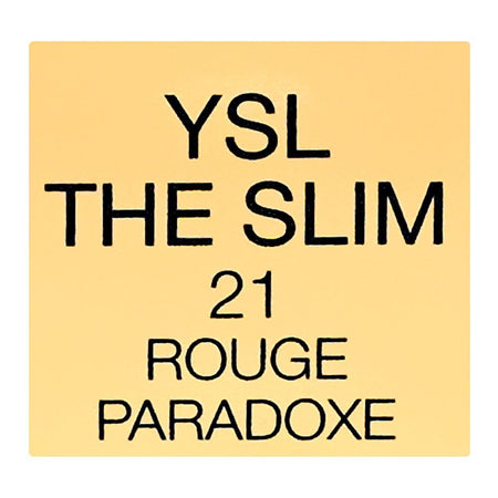 Yves Saint Laurent The Slim Couture Matte Lipstick, 21 Rouge Paradoxe, 2.2g - Image 6