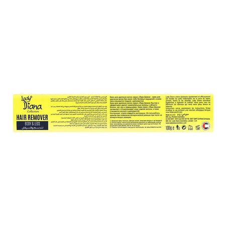 Lady Diana Vitamin E & Lemon Extract All Skin Type Hair Removal Cream, For All Types Of Skin, 100g - Image 3
