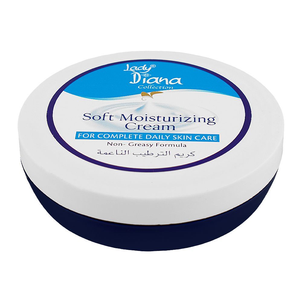 Lady Diana Soft Moisturizing Cream, Non-Greasy, Vitamin E, 150ml - Main Image