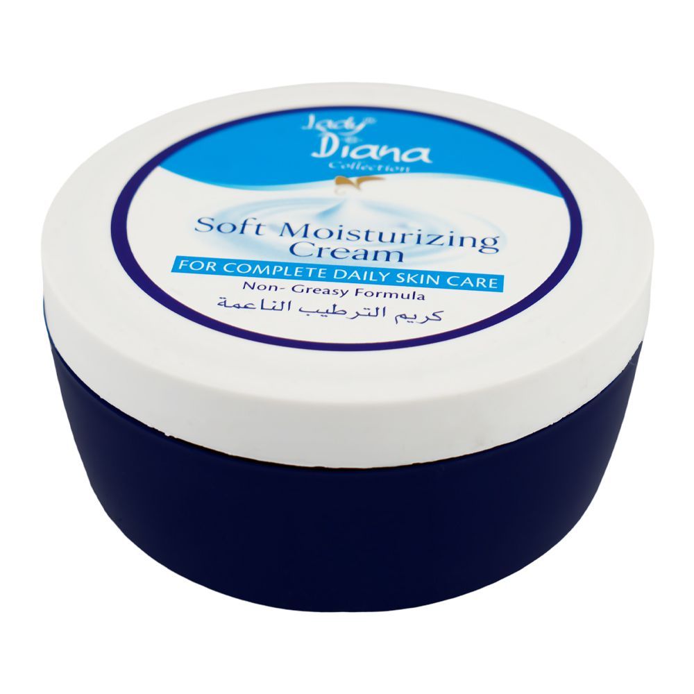Lady Diana Soft Moisturizing Cream, Non-Greasy, Vitamin E, 250ml - Main Image