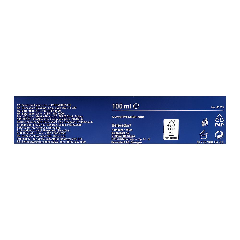 Nivea Men Protect & Care Aloe Vera Shaving Cream, 100ml - Image 3