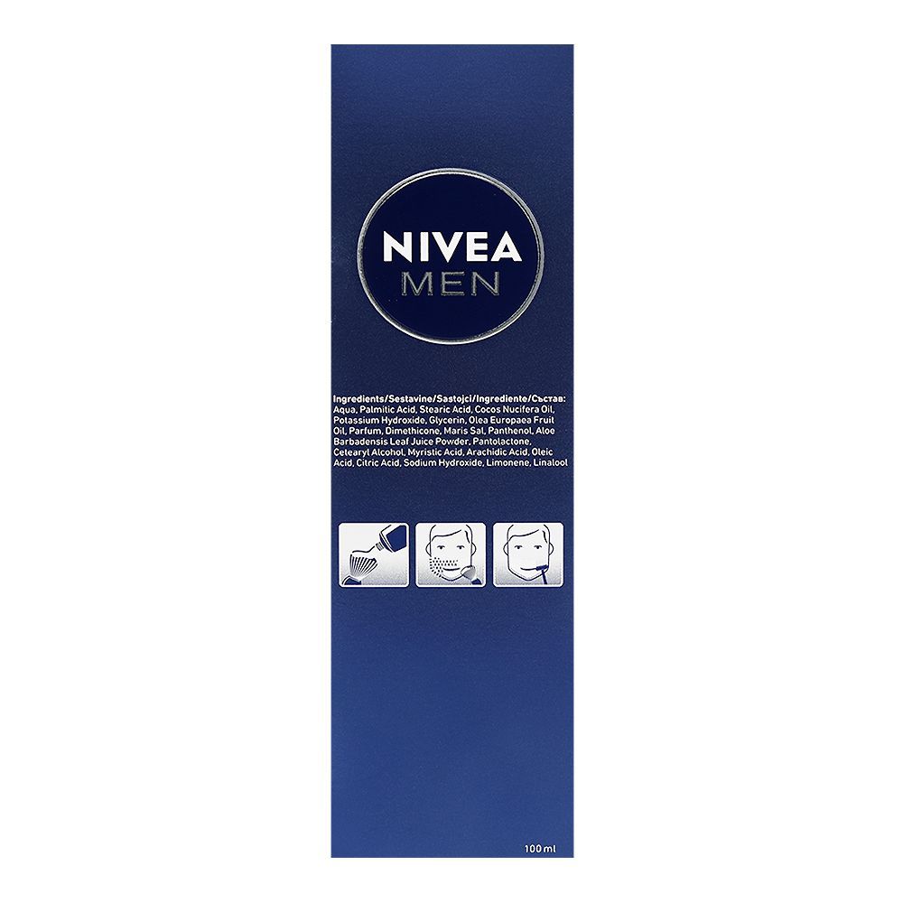 Nivea Men Protect & Care Aloe Vera Shaving Cream, 100ml - Image 4