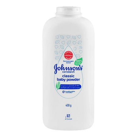 Johnson's Classic Corn Starch Baby Powder, 400g, Thai - Main Image