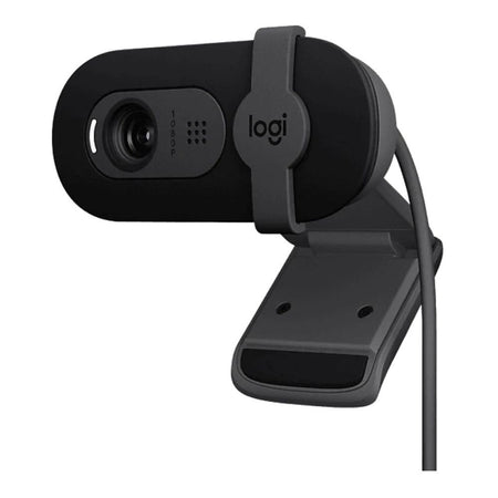 Logitech Full HD 1080p Webcam, 2MP, 30fps, Grey, BRIO 100, 960-001587 - Main Image