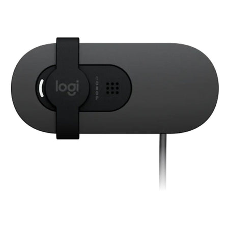 Logitech Full HD 1080p Webcam, 2MP, 30fps, Grey, BRIO 100, 960-001587 - Image 3