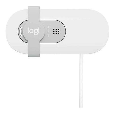 Logitech Full HD 1080p Webcam, 2MP, 30fps, White, BRIO 100, 960-001618 - Image 2