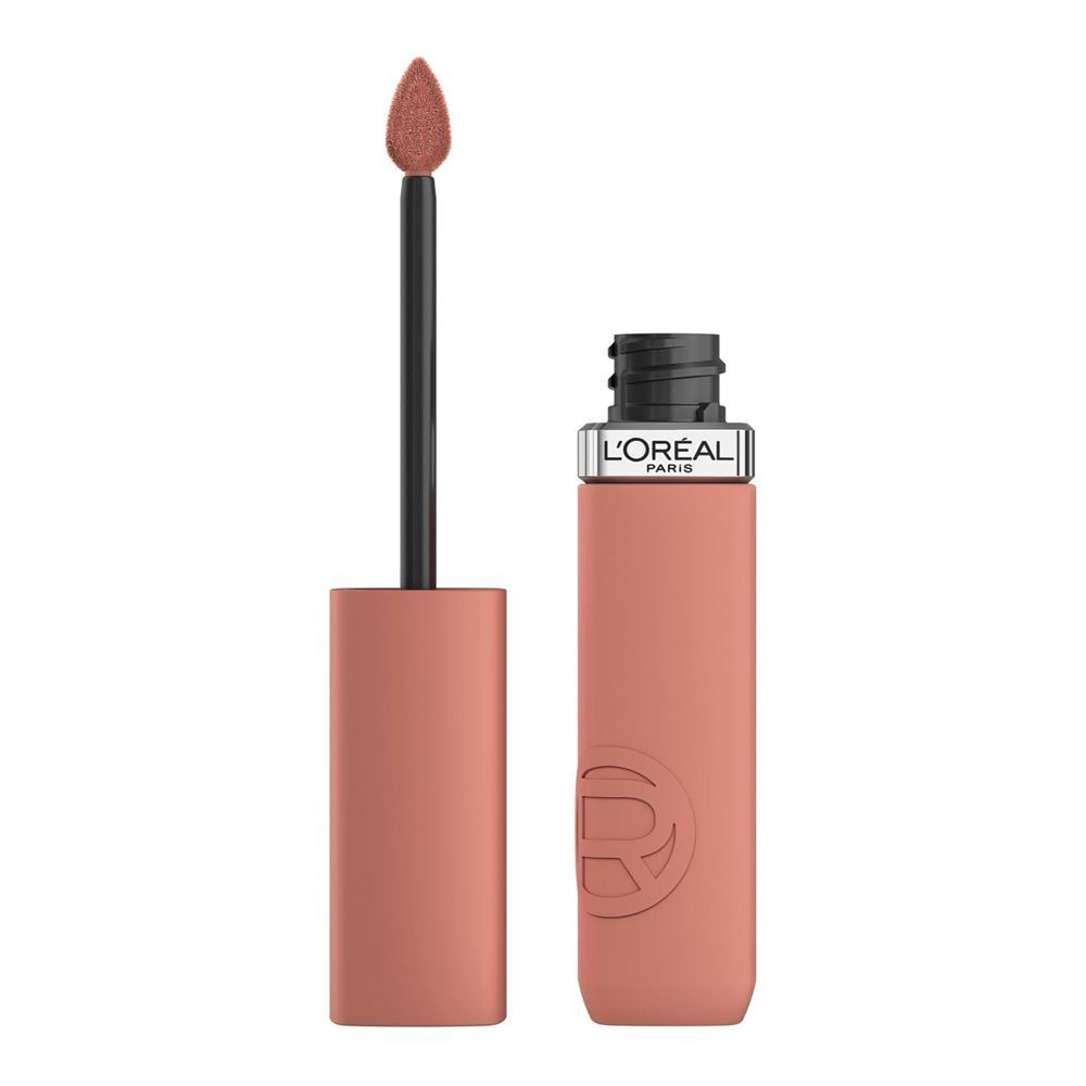 L'Oreal Paris Infallible Le Matte Resistance Nude Lip Gloss, 601 Worth It, 5ml - Main Image