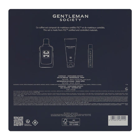 Givenchy Gentlemen Society Set For Men, Eau De Parfum, 100ml + Eau De Parfum 12.5ml + Shower Gel 75ml - Image 3