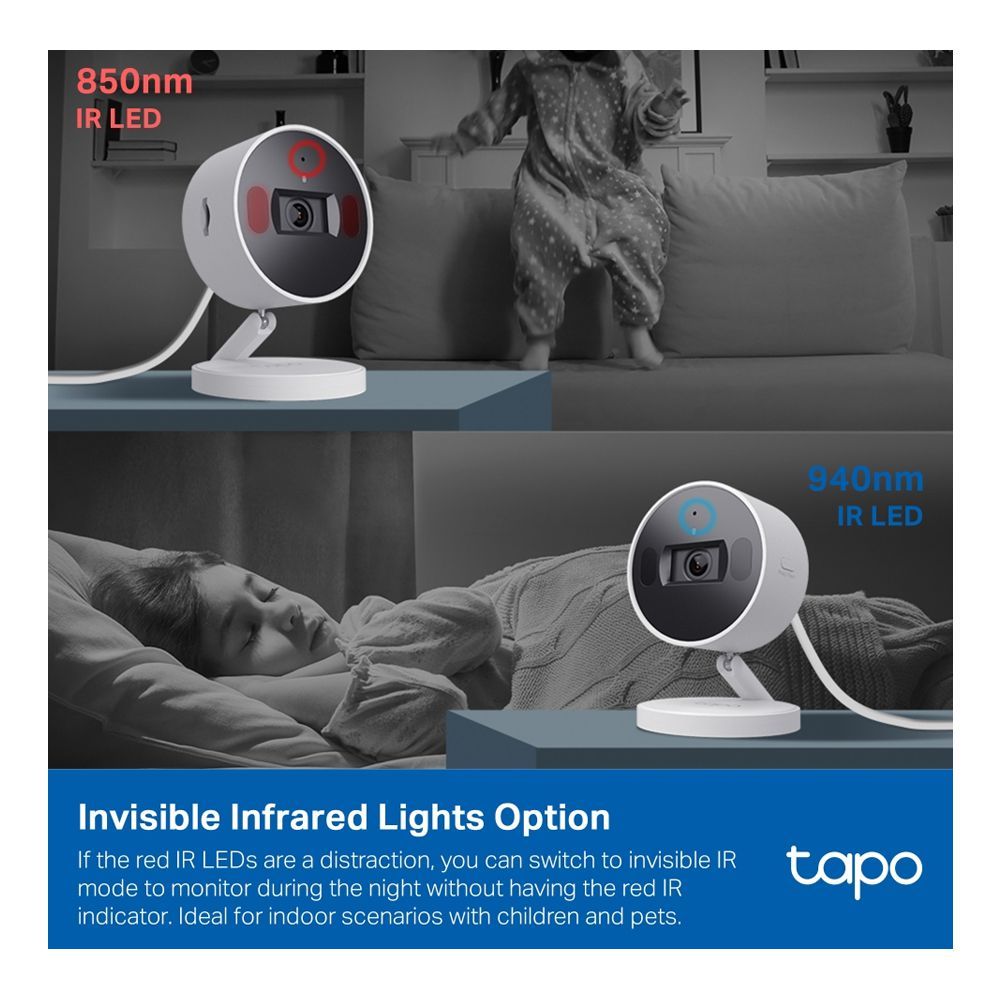 TP-LINK AI Home Wi-Fi Security Camera, 2K 4MP QHD Resolution, Dual-IR System, Tapo C125 - Image 4