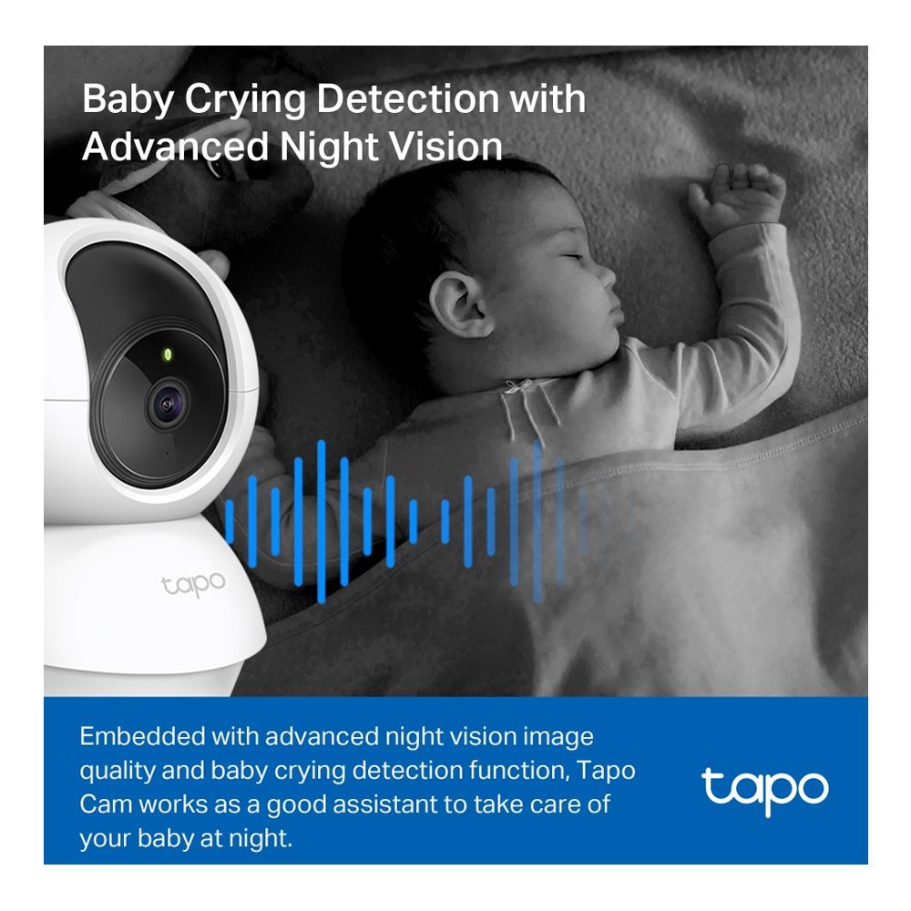 TP-LINK Pan Tilt Home Wi-Fi Security Camera, 1080p Resolution, Night Vision, Tapo C200C - Image 5