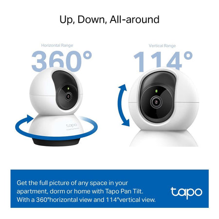 TP-LINK Pan Tilt AI Home Wi-Fi Security Camera, 2K 4MP QHD Resolution, Night Vision, TAPO C220 - Image 4