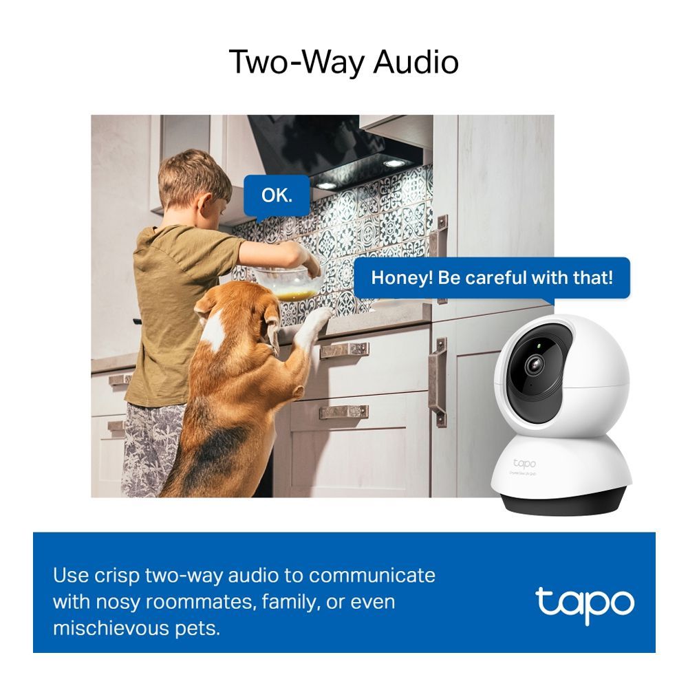TP-LINK Pan Tilt AI Home Wi-Fi Security Camera, 2K 4MP QHD Resolution, Night Vision, TAPO C220 - Image 7