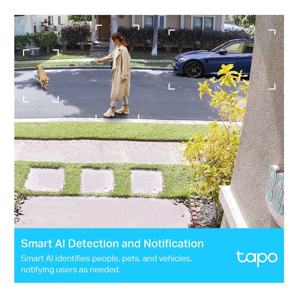 TP-LINK Smart Wire Free Security Camera System, 2K QHD Resolution, Night Vision, IP65 Water & Dust Resistant, Motion Detection, Tapo C420S2, 2-Pack - Image 4