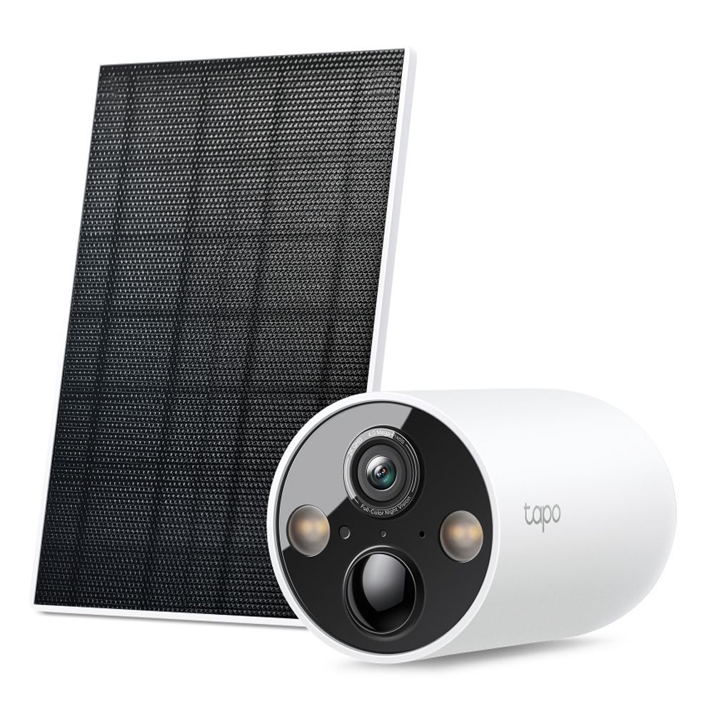 TP-LINK Smart Wire Free Security Camera With Solar Panel, 2K QHD Resolution, Night Vision, IP66 Weatherproof, Tapo C425 KIT - Main Image
