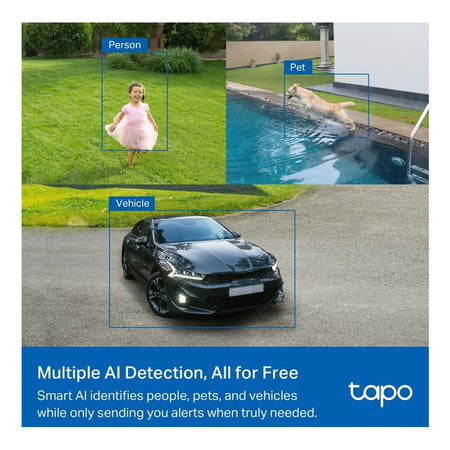 TP-LINK Smart Wire Free Security Camera With Solar Panel, 2K QHD Resolution, Night Vision, IP66 Weatherproof, Tapo C425 KIT - Image 5