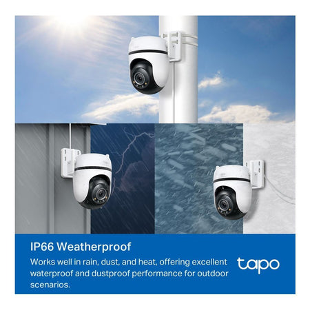 TP-LINK Outdoor Pan Tilt Wi-Fi Security Camera Tapo C520WS - Image 5