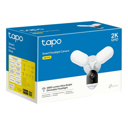 TP-LINK Smart Floodlight Camera, 2K QHD Resolution, Night Vision, IP65 Weatherproof, Motion Detection, Tapo C720 - Image 8