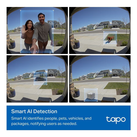 TP-LINK Tapo Video Doorbell Camera, 2K 5MP Resolution, Night Vision, Tapo D235 - Image 7
